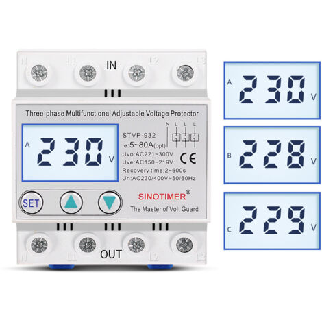Relè Di Protezione Di Sottotensione - PUVR44 - Broyce Control - 2NA/NC / Trifase / Su Guida DIN - Foto 10