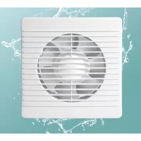 Ventilatore Da Bagno Con Timer E Sensore Umidità - 100mm, Super Silenzioso, Valvola Antiritorno E Zanzariera | Per Cucina, WC, Ufficio - Foto 7