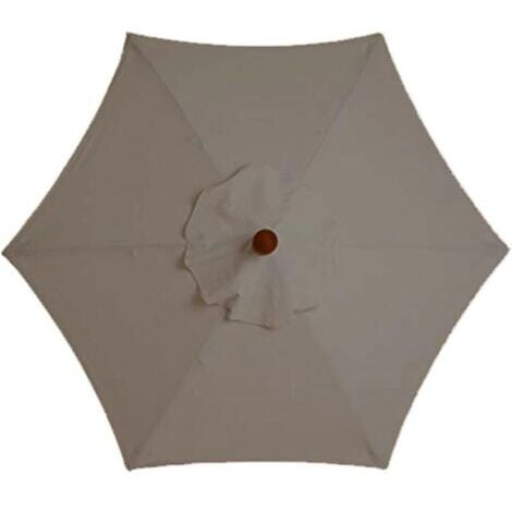 Bellrino Tenda Di Ricambio Per Ombrellone Da Giardino 2.3m 6 Stecche - Gialla, Resistente Ai Raggi UV, Solo Tettoia - 2