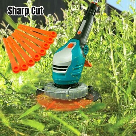 Lame Di Ricambio Per Decespugliatore Gardena - 100 Pezzi In Plastica, Compatibili Con Modelli 9823, 9825, Ecc. - Foto 2