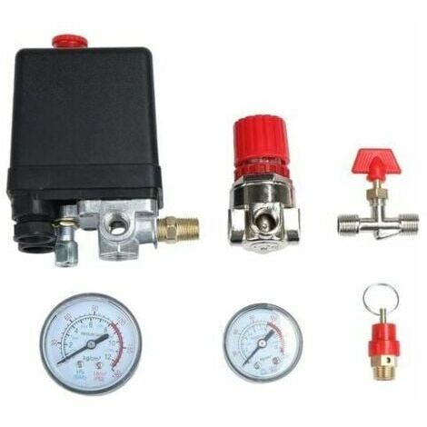 Pressostato RIBIMEX Per Compressore, 110V/230V, 6A/12A, IP44, Temperatura Max 55°C - 13