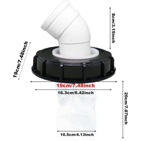 Filtro per tubo di scarico acqua piovana, DN 110 (325-D