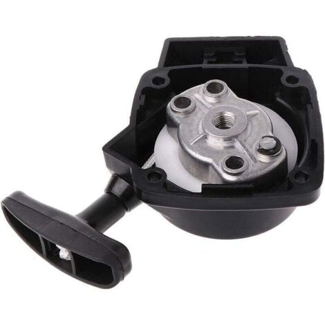 JAVON Avviatore A Strappo Per Decespugliatore Einhell BG-BC 43/1 – Ricambio In ABS, Distanza Fori 67 Mm, Argento E Nero