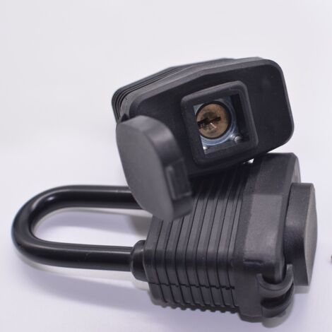 Lucchetto Resistente, Lucchetto Sicurezza Garage con 3 Chiavi, 90mm