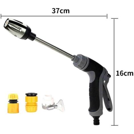 Idropulitrice 2800 PSI – Lancia Alta Pressione Con 5 Ugelli E Asta Da 18,5 Pollici, M22, Per Auto E Pulizie