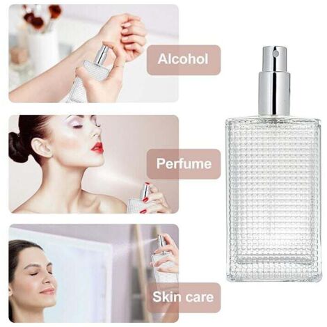 Flacone Spray In Vetro Da 100 Ml Per Profumo, Vuoto Ricaricabile Con 3 Dispenser (imbuto, Contagocce, Trasferitore) - 2