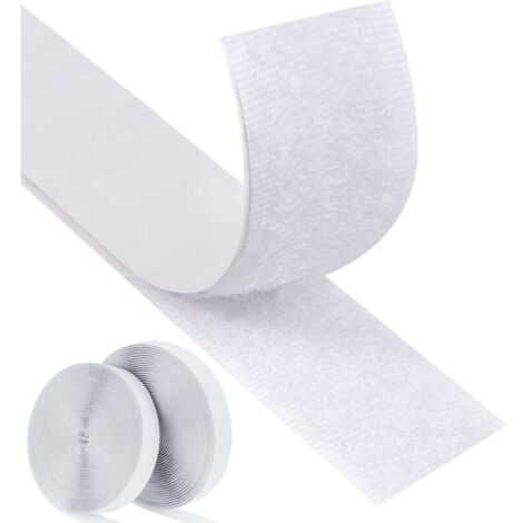 DAMILY® Ruban Adhésif - Double Face Ultra Résistant Avec Bande Velcro
