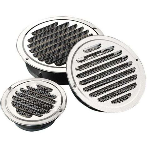 Bocchette Di Aerazione, Griglia Di Ventilazione Esterna Quadrata In Acciaio Inox Con Lamelle Mobili 125 Mm 95794363 - Foto 10