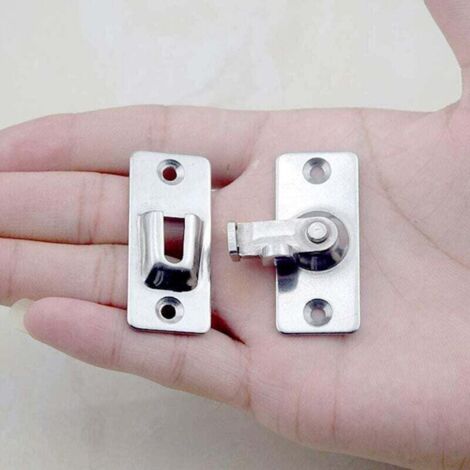 Chiusura A Scatto In Acciaio Inox 201 Con 2 Chiavi - 70 Mm - Per Armadi E Cassetti