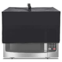 Copertura Antipolvere Per Microonde - 30,5 X 88,9 Cm, Tasche Laterali, Design Decorativo Per Cucina (Rosso Scuro) - Foto 2