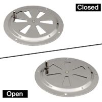 Rosetta Ventilazione Acciaio Inox 125mm - Griglia Richiudibile Per Camper E Barche - Foto 2