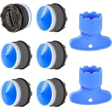 Wasserhahn-Luftsprudler 2 Stück - Rechteckige Filter Für Küche & Bad