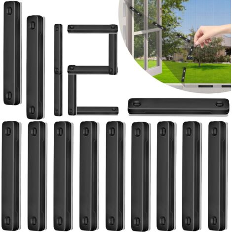 Heclia Magnetische Jalousienhalter 12 Paar - Selbstklebend Für Perfekte Verdunkelung