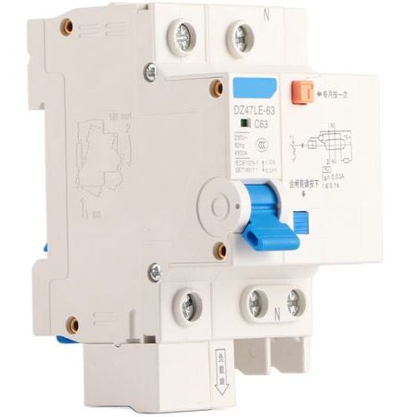 FI Schutzschalter 30mA - 1P+N 16A Für Sichere Elektroinstallation