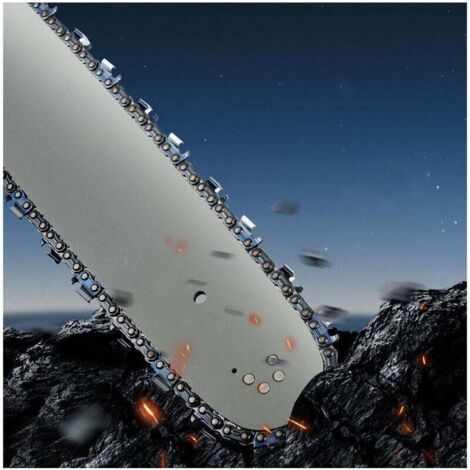 Paquete De 2 Cadenas De Motosierra De 18 Pulgadas Y Barra Guía De