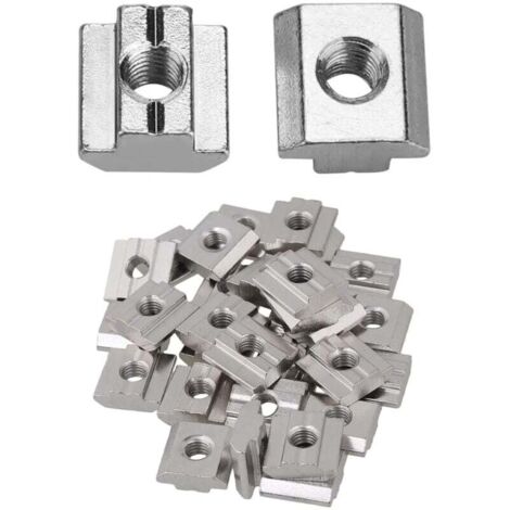 10 Stück T-Nut-Muttern M6 - Gleitmuttern Für Werkbank & Holzbearbeitung