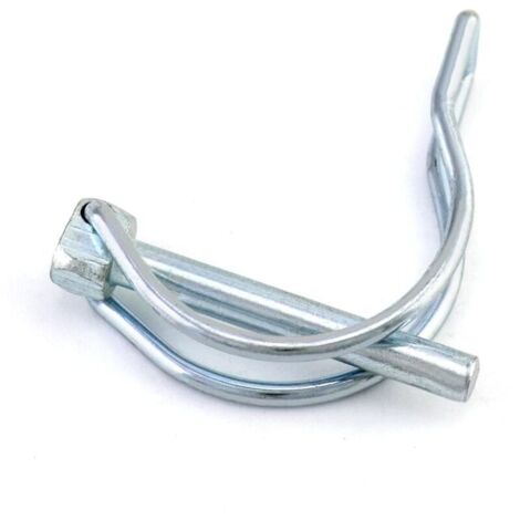 2 Stück D-Förmiger Sicherungsstift Edelstahl - Zapfwelle Sicherheitssperrstift 9.5x70mm