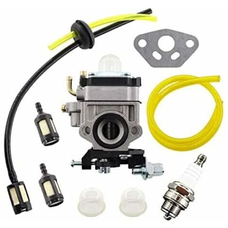 Kit de Carburador Ulisem para Desbrozadora AL-KO Alko, Modelos BC410, BC4535, BC4125, con Manguera y Filtro de Combustible.