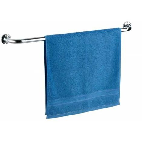 Ulisem Toallero de baño de pared, Basic, Largo 80 cm, Acero inoxidable, 86x6x9,5 cm, Brillante (1/5)