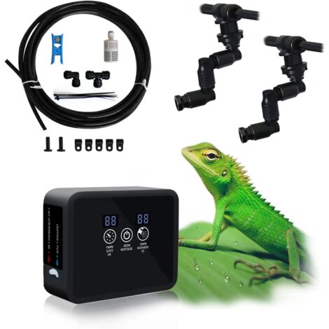 Sistema Inteligente de Nebulización para Reptiles, Sistema Automático de Nebulización para Terrarios, Sistema de Nebulización para Selva Tropical, Sistema de Riego para Plantas de Interior Ulisem (1/5)