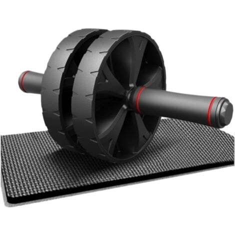 Rueda Abdominal para Ejercicios Abdominales, Equipo para Entrenamiento Exigente de Fuerza Abdominal, Rueda Abdominal Auxiliar para Gimnasios en Casa (1/4)