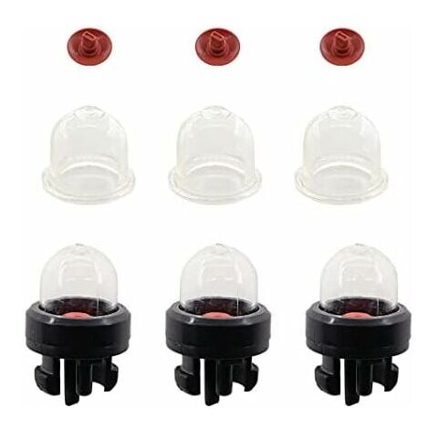 Juego de 3 bombas de cebado Ulisem para motosierras Stihl FS38, FS40, FS45, FS50, FS55, FS75, FS80, FS85, compatibles con las marcas Ryobi, McCulloch y Husqvarna. (1/4)
