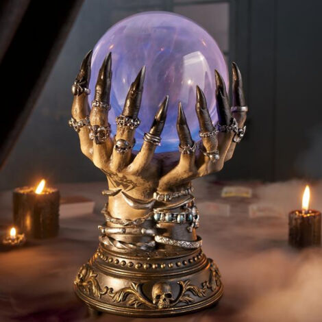 Bola de cristal de Halloween - Bola de cristal celestial - Cristal sensible al tacto - Bola de cristal mágica - Decoración de Halloween (1/5)