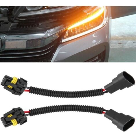 Piezas 9005/9006, conector de enchufes del arnés de cableado de extensión de luz antiniebla, adaptador (1/5)
