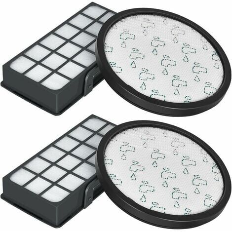 Filtros HEPA para aspiradoras Rowenta X-Trem Power Cyclonic RO6984EA RO6941EA RO6963EA RO6921EA RO6971EA RO6993EA (modelo RO69XX), accesorios de repuesto para filtros ZR006001 (paquete de 2) (1/5)