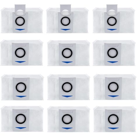 YMYNY - Paquete de 12 bolsas para aspiradora, accesorios para Ecovacs Deebot X1 Omni / X1 e Omni, accesorios de repuesto para aspiradora, bolsa para el polvo (1/4)