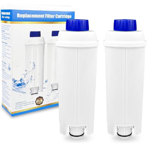 YMYNY - 2 filtros de agua compatibles con cafeteras DLSC002, ECAM, ETAM, EC680, EC800 Series, filtro de café, filtro de agua descalcificador, para suavizar el agua y reducir la cal (1/5)