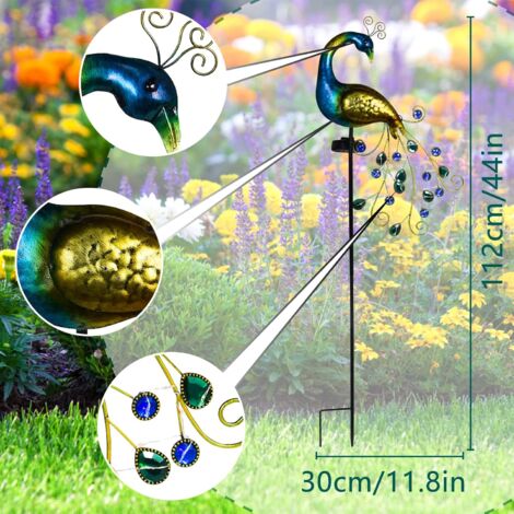 XIANGGUI 1983 Aplique De Pared Con Iluminación De Pavo Real, Lámpara De Pared Creativa Para Sala De Estar, Fondo De TV, Decoración De Pared, Lámpara De Pared Moderna Para Dormitorio, Mesita