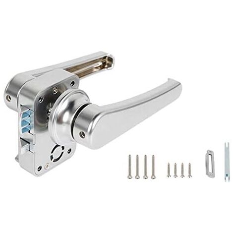 Cerradura para puerta de baño de caravana, cerradura para puerta de baño, cerradura para manija de pestillo de caravana, accesorios para caravana (1/5)