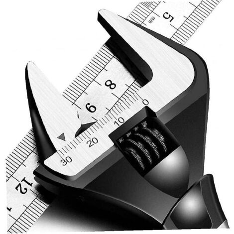 Juego De 2 Llaves Ajustables - Llave Positiva/negativa 20cm + Llave Doble Cabeza 16cm, Metal Resistente