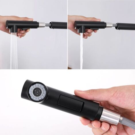Auralum Grifo Ducha, Grifo Bañera Con 5 Funciones Ducha De Mano, Grifo