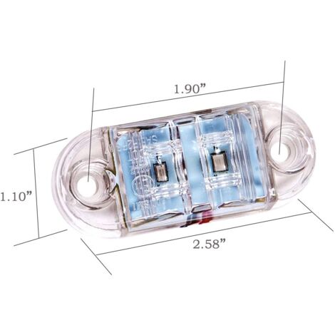 Luces De Gálibo LED De Dos Colores - 12/24 Voltios
