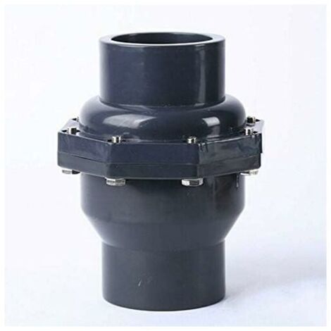 Válvula de drenaje YMYNY, válvula antirretorno, válvula antirretorno de agua, pvc, diámetro interior 50 mm, DN40 (diámetro interior 50 mm)
