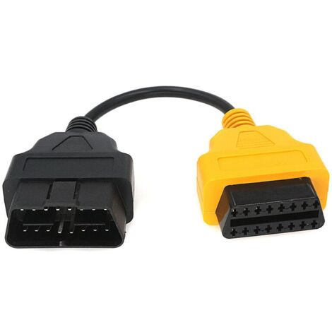 Cable adaptador de diagnóstico OBD2 YMYNY ECU Scan amarillo para Fiat ECUScan Multi Scan (1/3)