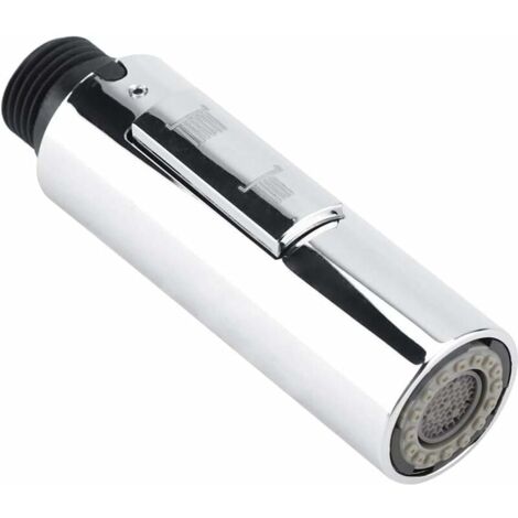 Cabezal rociador para grifo de cocina YMYNY, rociador para fregadero de cocina - Boquilla de grifo de ducha duradera plateada G1/2, repuestos para cocina y baño (1/4)