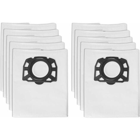 YMYNY - Paquete de 10 bolsas para aspiradora Karcher WD4, WD5, WD6, MV4, MV5 y MV6 (1/5)