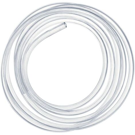 Manguera de presión transparente YMYNY de 3 metros, tubo flexible de PVC de 10 × 12 mm