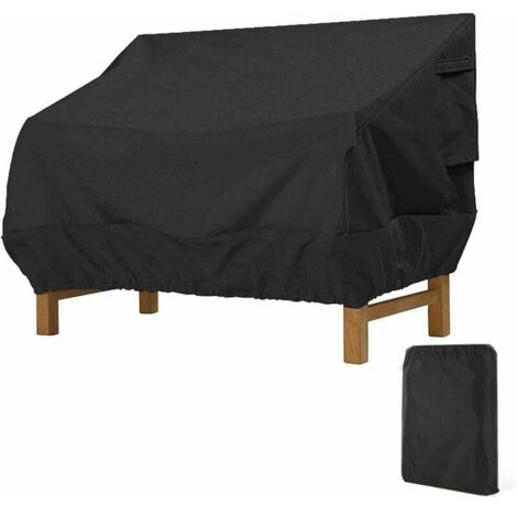 Funda de sofá de jardín Ulisem, impermeable, tela Oxford 210D, con revestimiento plateado, resistente a los rayos UV, 147 x 83 x 79 cm, nior (1/4)