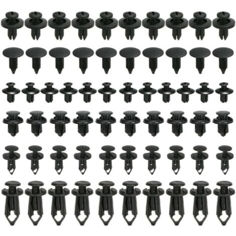 Clips para coche YMYNY, 190 piezas, remaches de plástico, sujetadores protectores con D (1/5)