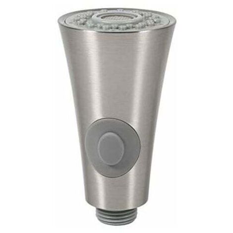 Cabezal rociador de repuesto para grifo de cocina Ulisem con 2 modos, extraíble, rosca IPS de 1/2". (1/4)
