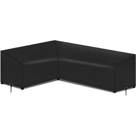 Funda de sofá esquinero Ulisem impermeable y antipolvo, en forma de L (300 x 300 x 98 cm) (1/4)
