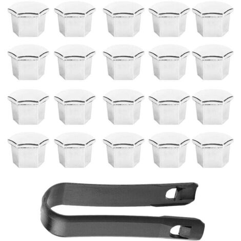 Juego de 20 tapas para tuercas de rueda Ulisem para Peugeot 307, 308, 408, 206 y 207 (1/4)