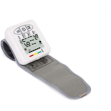 Monitor de presión arterial de muñeca parlante Ulisem, detector de frecuencia cardíaca, pantalla LCD digital, transmisión de datos, medición de presión arterial, frecuencia cardíaca, detección de puls (1/3)