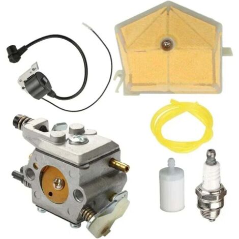 Carburador de bobina de encendido Ulisem para motosierra Husqvarna 51 55 Walbro WT-170 503281504 (1/4)