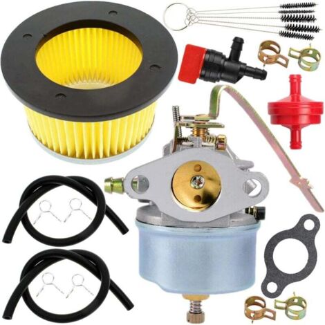 Carburador Ulisem compatible con Tecumseh 631068A, 631068B, 631827, 632208, 632589, 632615, H25, H30, H35, H50, motor de 4 tiempos Craftsman Edger de 3,5 HP, motor de cortadora de césped, carburador d (1/4)