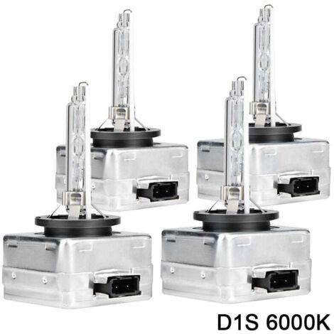 Bombilla LED de repuesto UlisemD1S de xenón HID de 6000 K para faros delanteros de coche de 12 V y 35 W (paquete de 4)